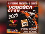 KARATE KLUB “SAMBON” DOMAĆIN 16. OTVORENOG PRVENSTVA U KARATEU “VOGOŠĆA OPEN 2025”